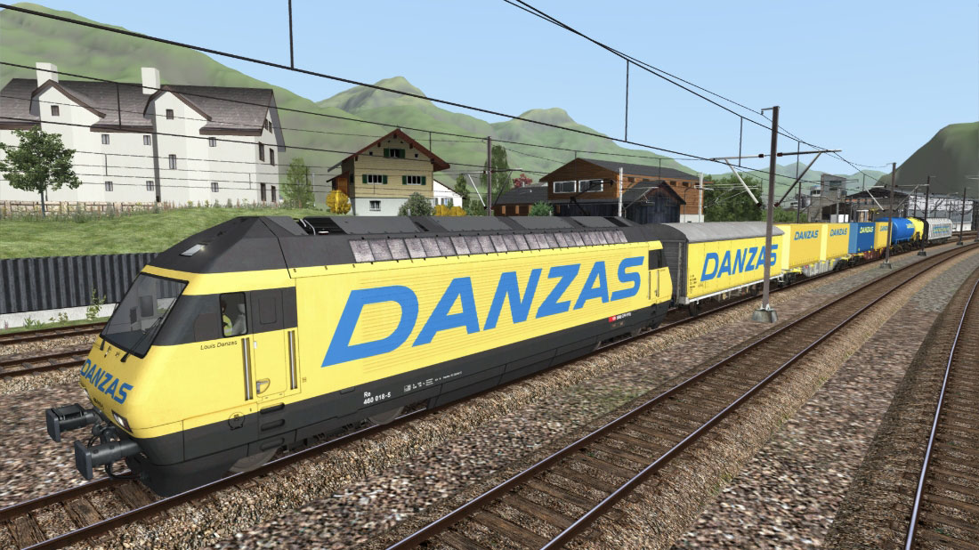 Trainpack 09 - Danzas Güterzug